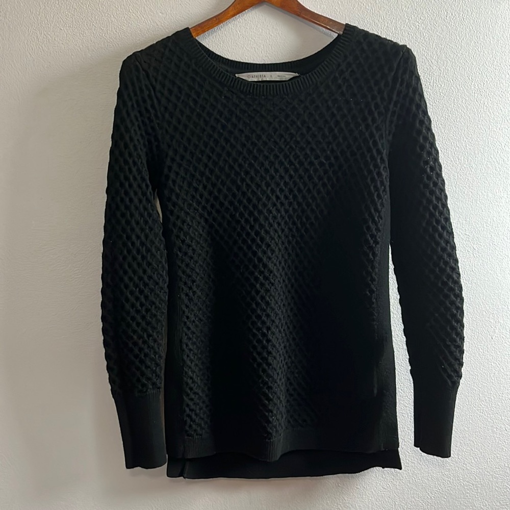 Sz Small black merino Athleta sweater - bin 1